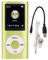 lvifloae Lecteur MP3 Élégant Multifonctionnel Qualité Sonore sans Perte Écran LCD Mince de 1,8 Pouces Lecteur de Musique MP3 Portable Lecture Audio Aléatoire Léger Convient pour (Vert)