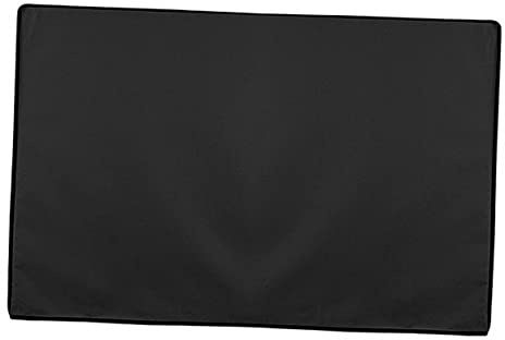 SHINEOFI Funda de Tela para Tv Exterior de Oxford, Cubierta Protectora Negra que Maximiza la Duración y Facilita el Almacenamiento del Mando