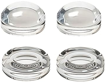 Cappello Joystick Griglie pollice Per Switch2 Coperchie protettive in silicone liquido Controller della console di gioco Controller trasparente Cappuccio di cristallo (A+B)