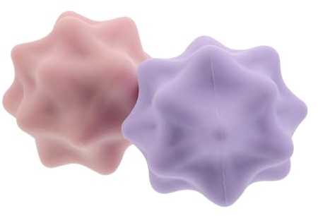 BESPORTBLE 2 Pièces Balle de Massage à Picots pour Fascias Plantaires Outil Entraînement Musculaire Portable Stimulation des Points Acupuncture pour Soulagement des Douleurs Balle de Yoga