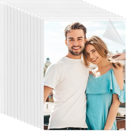 25 Stück Kaltlaminierfolie, A4 Selbstklebende Laminierfolie, A4-Laminierfolien Selbstklebend, Kalt Laminierfolien, Transparent Wasserdichte, für Fotos, Botanische Exemplare, Menüs, Bürobedarf