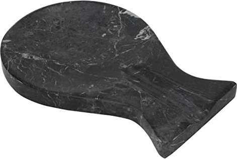 Radicaln Löffelablage aus Marmor, schwarz, Pfannenwender, Gabel, Schöpflöffel, handgefertigt, Utensilienablage – Kochlöffel-Organizer – Herdplatte, Küchenwerkzeug, Löffelhalter