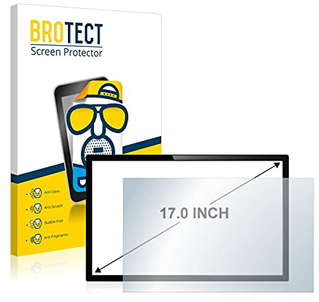 brotect Pellicola Protettiva Opaca 17 per PC touch panel con 43.2 cm (17,0 pollici) [341 mm x 273 mm, 4:3] Proteggi Schermo Anti-Riflesso