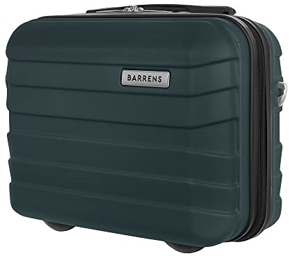 BARRENS Valis | Materiale ABS | Valigia da viaggio con serratura a combinazione | Compatibile con le compagnie aeree, verde, Cosmetic Case - S