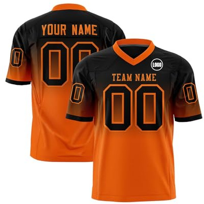 WEOPLKIN Jersey American Football Custom, Men Women Kids, Quick Dry