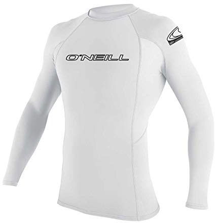 O'Neill Jungen Shirt Youth Basic Skins Long Sleeve Rash Guard, White, 6, 3346-025-6