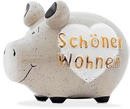 KCG Keramik Sparschwein SCHÖNER WOHNEN