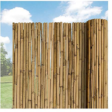 Jardin Bambou Écran De Clôture, Panneaux De Confidentialité, Écologique Naturel 1,4~2,4cm D'épaisseur Bambou Imperméabiliser Fil Galvanisé Tresser pour Intérieur/Extérieur, Terrasse Lsxiao