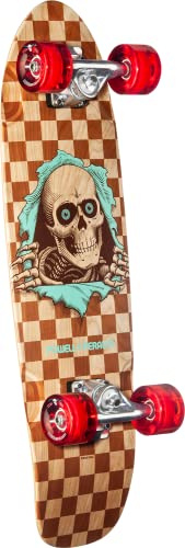 Powell Peralta Sidewalk Surfer Complete Skateboards (Natural Checker, 8.37)