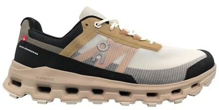 On Men's Cloud 6 Waterproof Sneaker, Sand/Dune, 47.5 EU