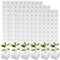 BigKego 300 esponjas hidropónicas sin soilless hidropónicas esponjas plántulas esponjas de invernadero herramientas de jardín para plantas de plántulas vegetales