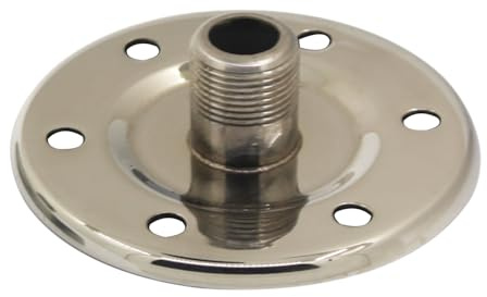 Flanschdeckel für hauswasserwerk druckkeller druckbehälter membrandruckbehälter flansch ausdehnungsgefäß membrankessel heizung (110X32mm Rostfreier Stahl)