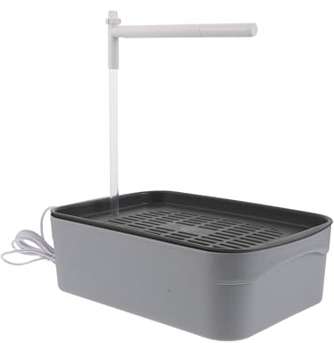 Milisten Bañera Automática para Loros con Grifo Contenedor para Bañera de Pájaros Accesorio para Jaula para Pájaros Pequeños y Medianos para Loros Agapornis y Periquitos