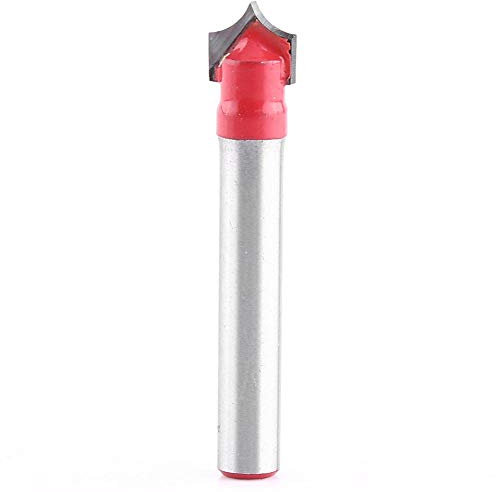 6mm codolo 3D CNC incisione fresa V scanalatura punta dell'ago router bit lavorazione del legno bit artigiano intaglio strumento di fresatura cnc strumento(8MM)