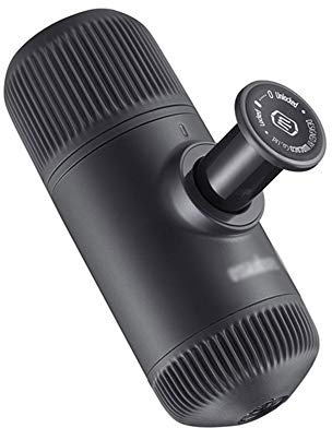 AIZYR Caffettiera Compatta da Viaggio, Combinazioni Portatili per caffè Espresso - Azionamento Manuale, Pressatura Semplice per Fare Il caffè, Nero