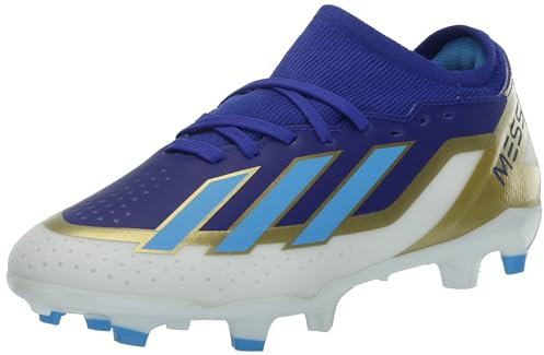 adidas Unisex X Crazyfast League Firm Ground Sneaker, Lucid Blue/Blue Burst/White, 11 UK