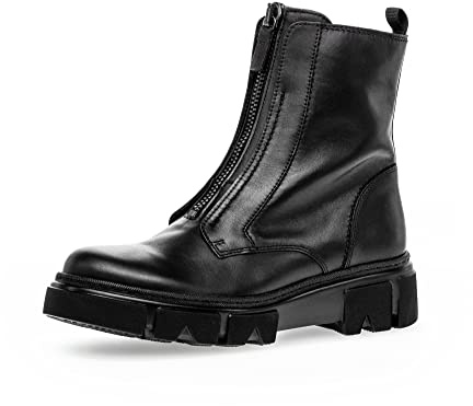 Gabor Botas de motorista para mujer, botines para mujer, mejor ajuste, Negro 27., 41 EU