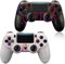 JIBHZIE Controller für PS4, 2 Pack Wireless Controller kompatibel mit PS4/Slim/Pro/PC, P4 Controller mit Dual Vibration/Audio/6 Achsen Gyroskop/RGB Licht/Touchpad