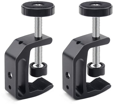 LPZMPZ 2 Pezzi Morsetto a Vite Morsetti a c Morsetti in Metallo in Lega di Alluminio Per la Saldatura del Legno, la Carpenteria, l'installazione di Cassetti, la Costruzione