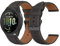 LanQii 20mm Bracelet en Cuir pour Garmin Approach S50/S44 / Vivoactive 6/Vivoactive5/3/, Bracelet de Remplacement pour Garmin Forerunner 570 42mm/165/165 Music/Venu Sq Music/Venu 2 Plus (Noir)