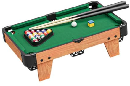 Folpus Mini -Billardtisch -Pool -Spielzeug, Kreide praktische Interaktionsspielzeug, Tischspiele, kleiner Billard -Spieltisch für Zuhause, Reisen