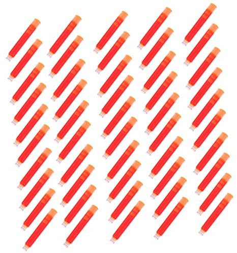 ROMISBABA 50stücke Füllerpatronen Mit Abwaschbarer Blauer Für Schüler Büro Wiederverwendbar Leicht Und Für Zeichnen Und Schreiben