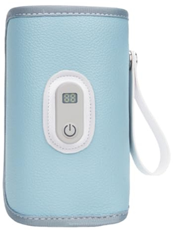 Shaersu Calentador De Biberones Para Bebés | Manga Calentadora De Temperatura Constante - Calentador De Leche Materna Con Pantalla Digital,para Niño Niña Mamá Papá Hogar Guardería Viaje Clima Frío