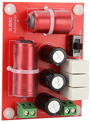 Diviseur de fréquence de Basse Filtre croisé de Haut-Parleur Audio à 3 Voies, filtres croisés Audio Professionnels pour Haut-parleurs de 4 à 8 Pouces, Point de fréquence réglable