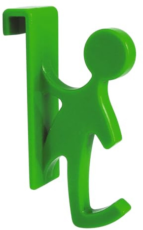 SOMATHERM FOR YOU, Crochet déco vert pour sèche-serviette à tube plat - Accessoire suspendu élégant pour radiateur - Idéal pour une touche de style et de confort dans votre salle de bain