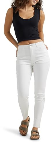 Wrangler High Rise Unforgettable Skinny Jean Bright White