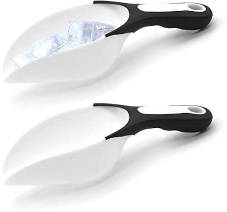 Küche Schaufel Kunststoff,RoadLoo 2 Stück Eiswürfel Mehlschaufel Popcornschaufel Futterschaufel Getreideschaufel Multifunktion Snack Dessert Gewürze Schaufel für Küchen Bars Party Getreide Nüsse