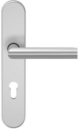 ECO-Schulte OKL K130 D310 - Juego de cambio de placa larga (9 mm, FS Al PZ, 72 mm, grosor de la puerta: 40-60 mm, 13 x 4,5 x 23,4 cm)