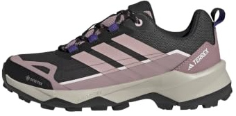 adidas Donna Terrex Skychaser Ax5 Gore-Tex Hiking Shoes, Core Black/Core Black/Dual Lilac, 43 1/3 EU