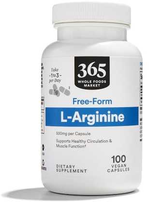 365 by Whole Foods Market, L Arginine 500Mg 100 Veggie Caps