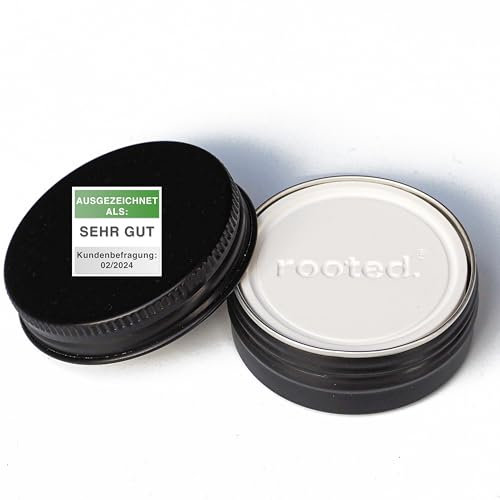 rooted.® | The Original | Design Fragrance Stone | Aroma Stone | Pietra profumata in ceramica in latta | per profumare l'ambiente | Diffusore per auto | Aromaterapia | Deodorante per ambienti