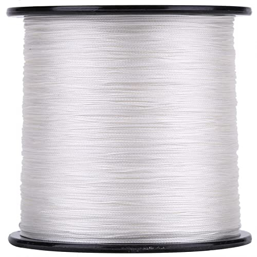 Ligne de pêche,Fil de Peche,500M Fil de Peche Tresse,Ligne de pêche résistante à l'abrasion,Ligne de pêche multifilament PE puissante et Durable 4 Standard pour la pêche en Eau Douce la Carpe(0.6