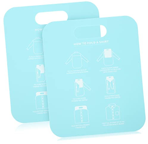 IMIKEYA 2pièces Planche Pliage Vêtements pour Maison Outil Plier Linge Pratique Et Léger Aide Plier Chemises Rapidement Et Ranger Ordonné