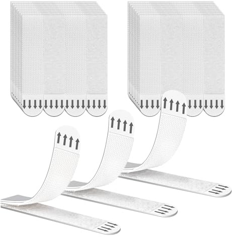 Large Picture Hanging Strips Heavy Duty, 32 Pairs(64 Strips) Adhesive Wall Hooks for Frames and Posters,No Tools Removable Adhesive Refill Strips Damage Free,Residue Free.