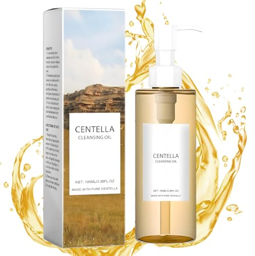 Centella Cleansing Oil,Natural Skin Care Remover Oil,Korean Centella Oil Cleanser,for Gentle Makeup Removal,for All Skin