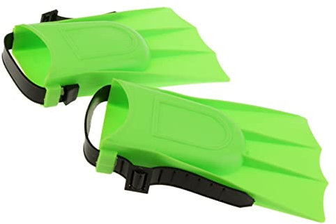 CLISPEED Tauchflossen Verstellbare Flossen Kinderflossen Schwimmausrüstung Kind Grüne Flossen Zum Tauchen Schnorcheln