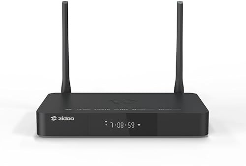 Zidoo Z9X Pro 4K HDR mediaspelare, 4K Android TV Box, Android 11 OS, RTD1619BPD fyrkärnig 64bit Processor 4G+32G, VS10 bildkvalitetsmotor, HDR10+MKV, för video- och ljuduppspelning
