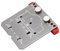 Plantilla de Bisagra Oculta Estilo Copa de Acero Inoxidable con Abrazadera, Guía de Perforación de 35 Mm, Kit Localizador de Perforadoras para Bisagras de Puertas de Gabinetes (S)