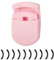 Eupneicu Rosa Wimpernzange, Wimpernzange Pads [10 Stück], Schwarz Wimpernzange Silikon Pads, Für Frauen Mädchen Kein Kneifen Oder Ziehen Passend Für Alle Augenformen