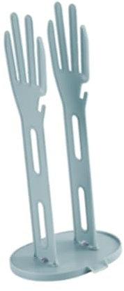 Folpus Küchenhandschuhe Halterstoff -Hanger -Handschuhstütze, vertikales Küchenwerkzeug, wiederverwendbarer Waschbecken Hanger Ständer Mitten Rack, GrÜn