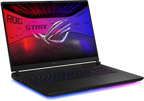 ASUS ROG Strix Scar 18 G835LW Laptop; 18 WQXGA 240Hz/3ms 16:10 MiniLED Display; Intel Core Ultra 9 275HX; 32GB RAM; 1TB SSD; NVIDIA RTX 5080; Win11 Home; QWERTZ; Off Black; 3Monate GamePass