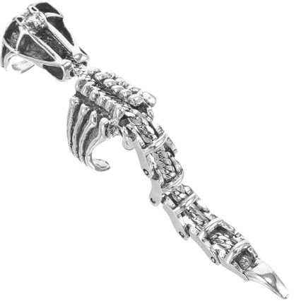 Hohopeti Anello Scorpione Regolabile in Lega Gotico Vintage Anello Nocche Dita Pieno con Giunto Mobile Stile Punk Unisex Resistente e Antiallergico