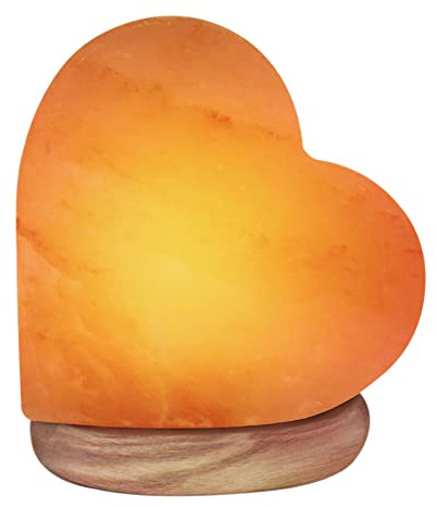 Himalayan Glow 944AC USB Heart Salt Lamp, Multicolor Night light, Best Home Decor by WBM