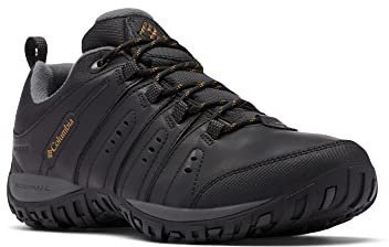 Columbia Woodburn 2 Wp, Zapatillas de Senderismo y Trekking Hombre, Negro (Black Caramel 2024), 49 EU