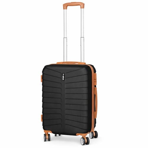 T-LOVENDO.ES Maleta de Cabina 55x34x23 | Viaje Equipaje de Mano avión | 4 Ruedas giratorias | Material ABS Ligero Semirígida | Candado o Cerradura combinación