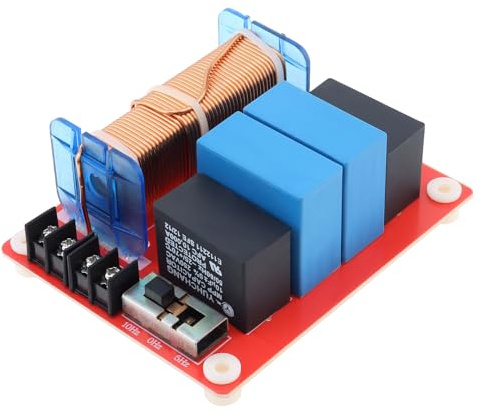 DriSentri 4-8Ω HiFi Audio Speaker Crossover 1200W Frequency Adjustable Midrange Solderless Crossover Speakers Filter Frequency Divider